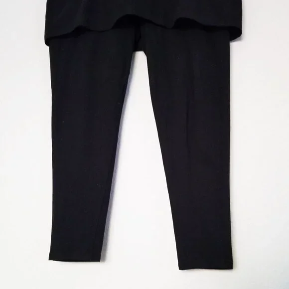Torrid Black Skirted Leggings Layered Plus Size 2X Stretchy Comfy High Waist - Picture 12 of 14
